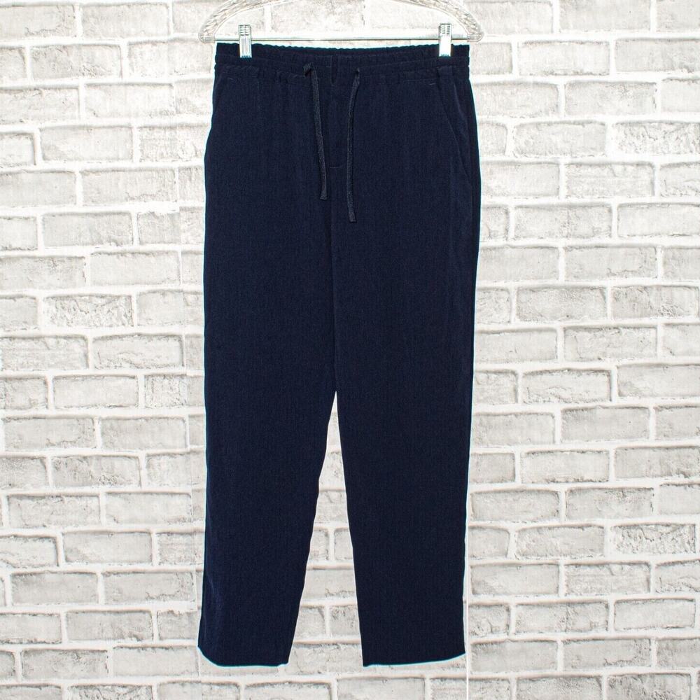 FOLK Clothing Drawstring Trouser Pants Navy Size 2